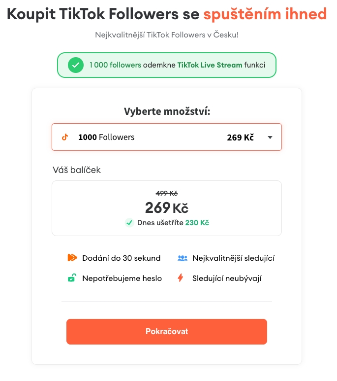 Koupit TikTok followers: Chytrý start pro tvůj profil v roce 2025