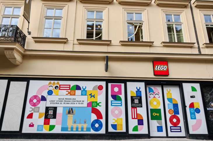 LEGO Store Praha Centrum na Příkopech – fotografie a podklady HMG / LEGO